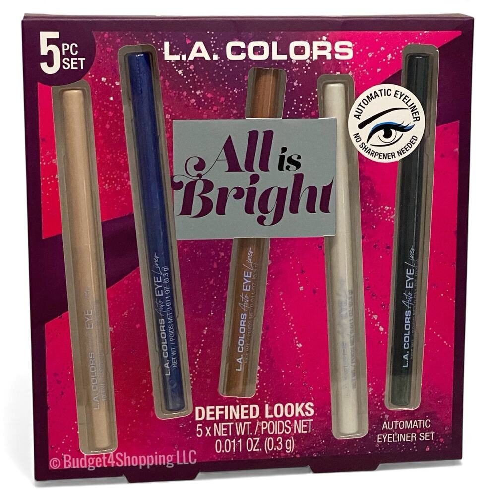 L.A. Colors All is Bright Defined Looks 5 Automatic Eyeliner Set